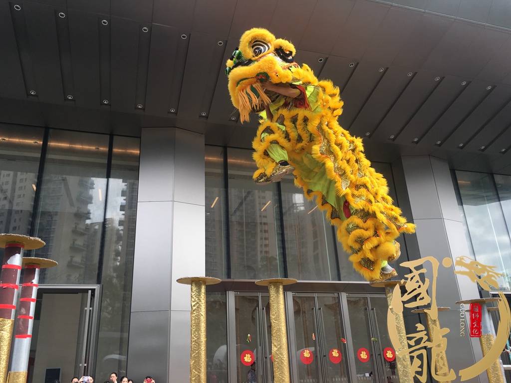 连城春节梅花桩表演