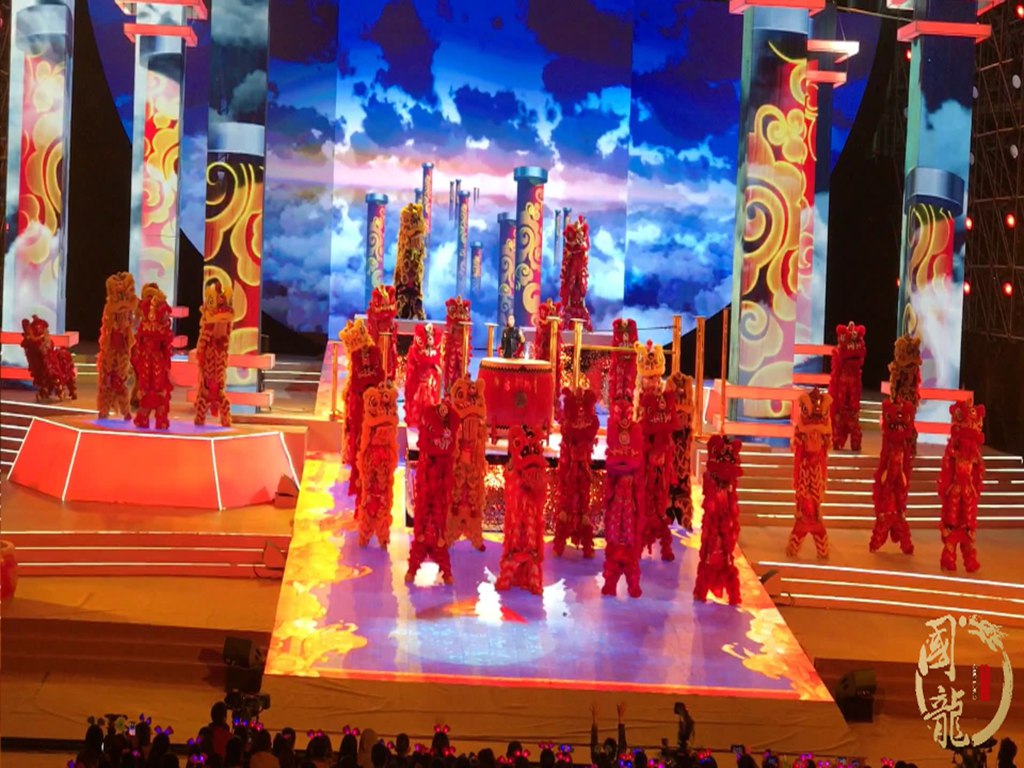 深圳大型群狮汇演